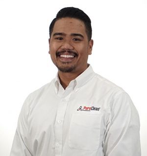 Jorden Paguio, Project Manager of PuroClean of East Fresno, CA