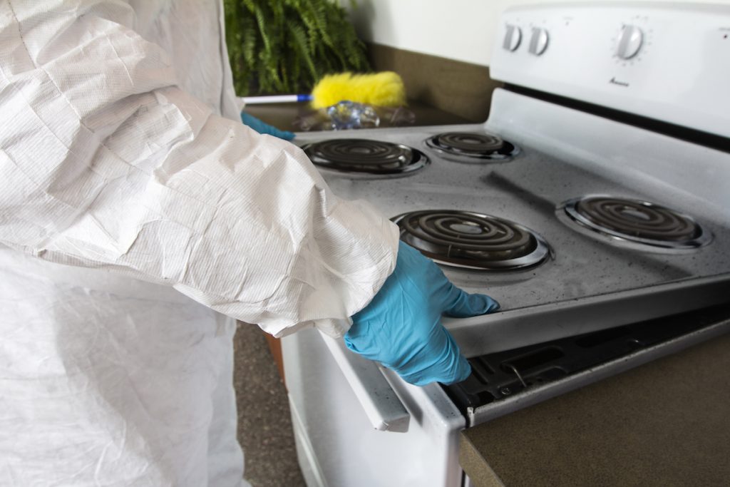smoke smell removal in the kitcken
