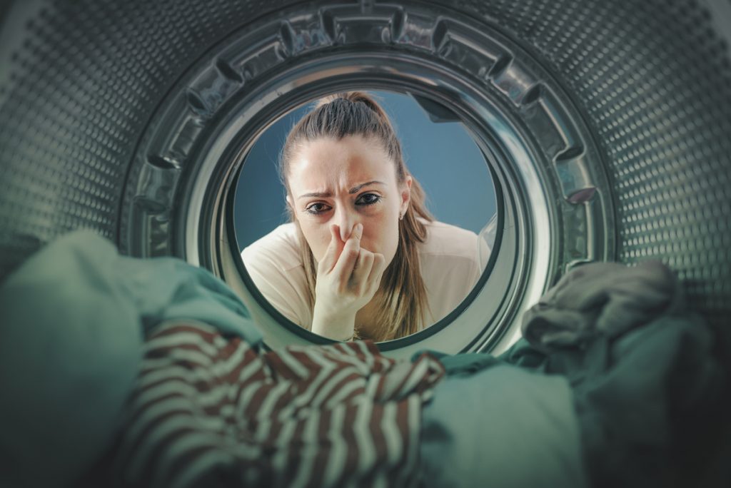 remove mold from washing machines