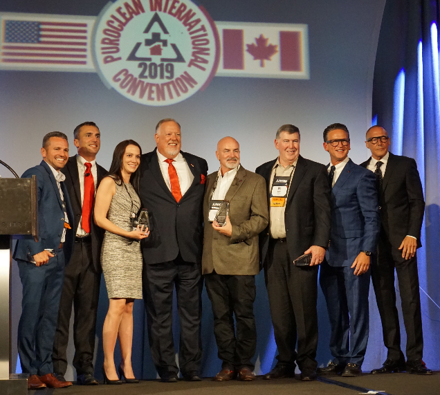 Jim Bauer receives PuroClean's Rainmaker Award