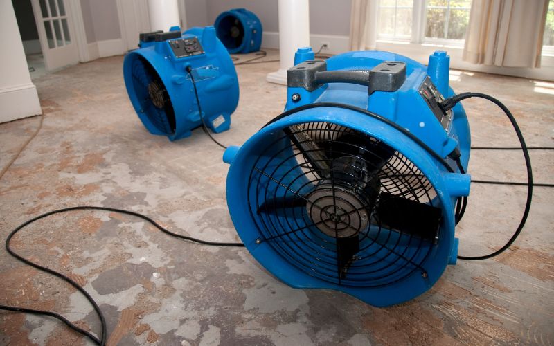 water damage dryer