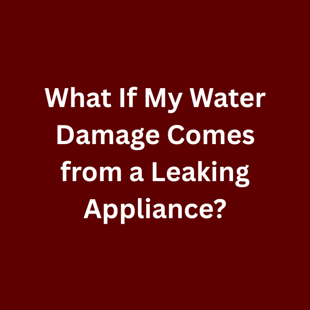 Insurance Guide - Water damage repair Columbus, Ohio