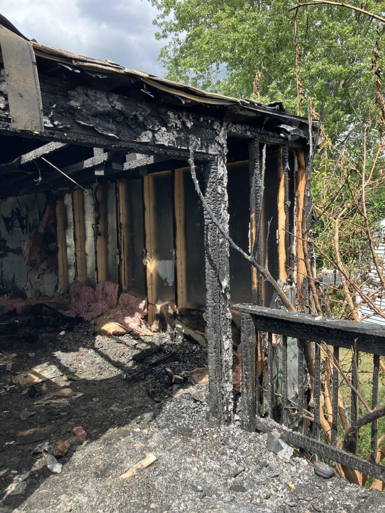 Fire damage clean up in Columbus
