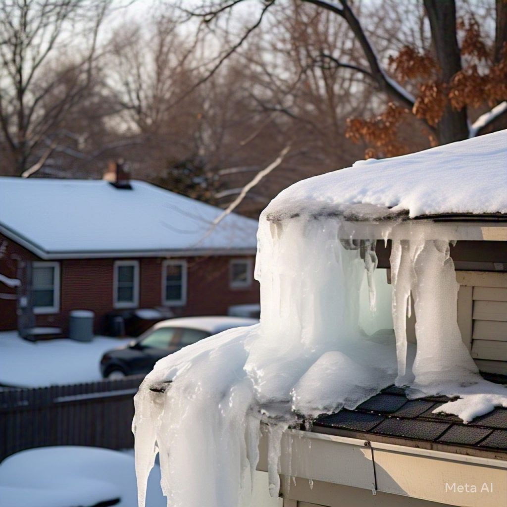 Ice dam