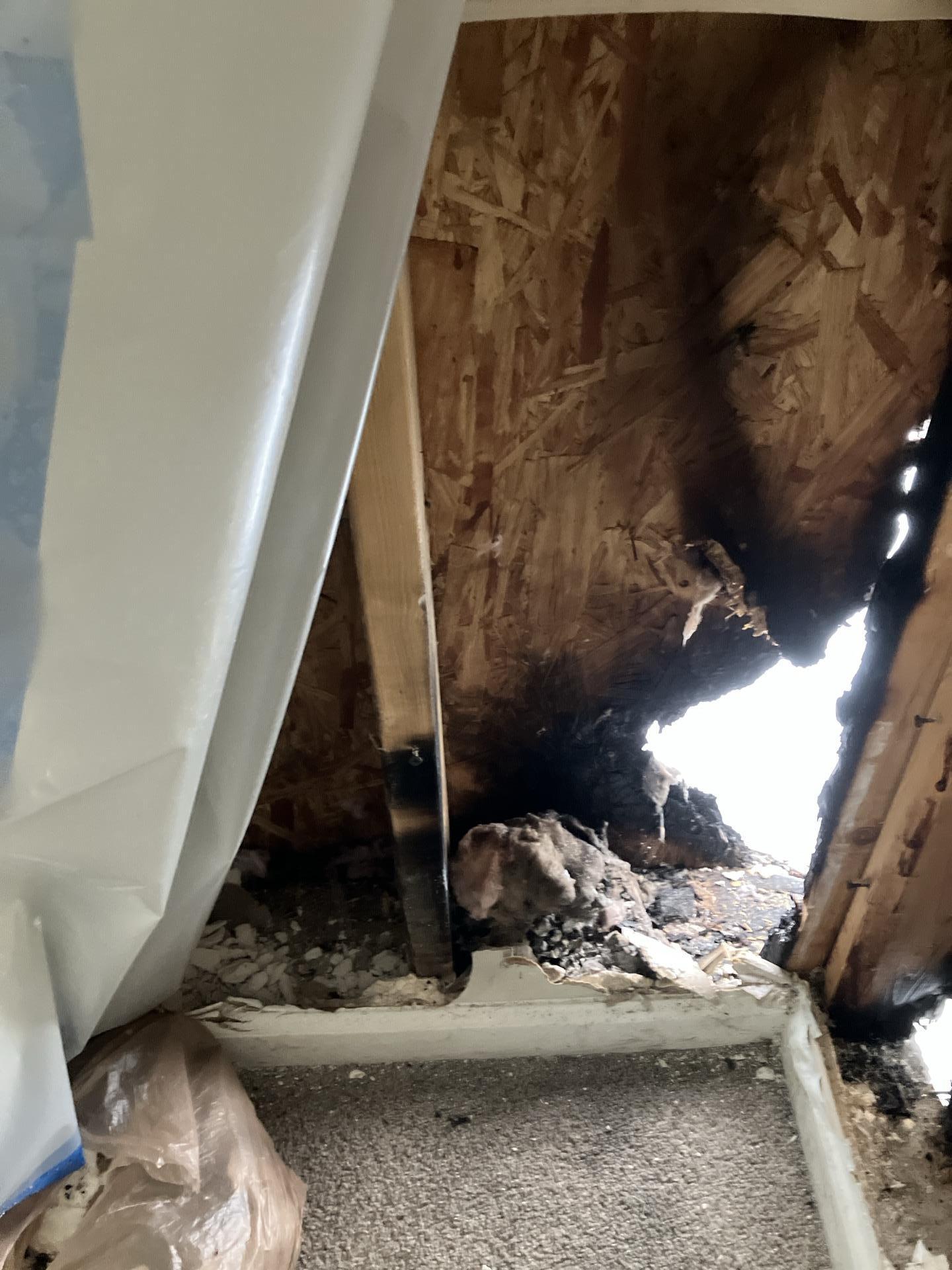 smoke smell after a fire damage in Columbus, Ohio