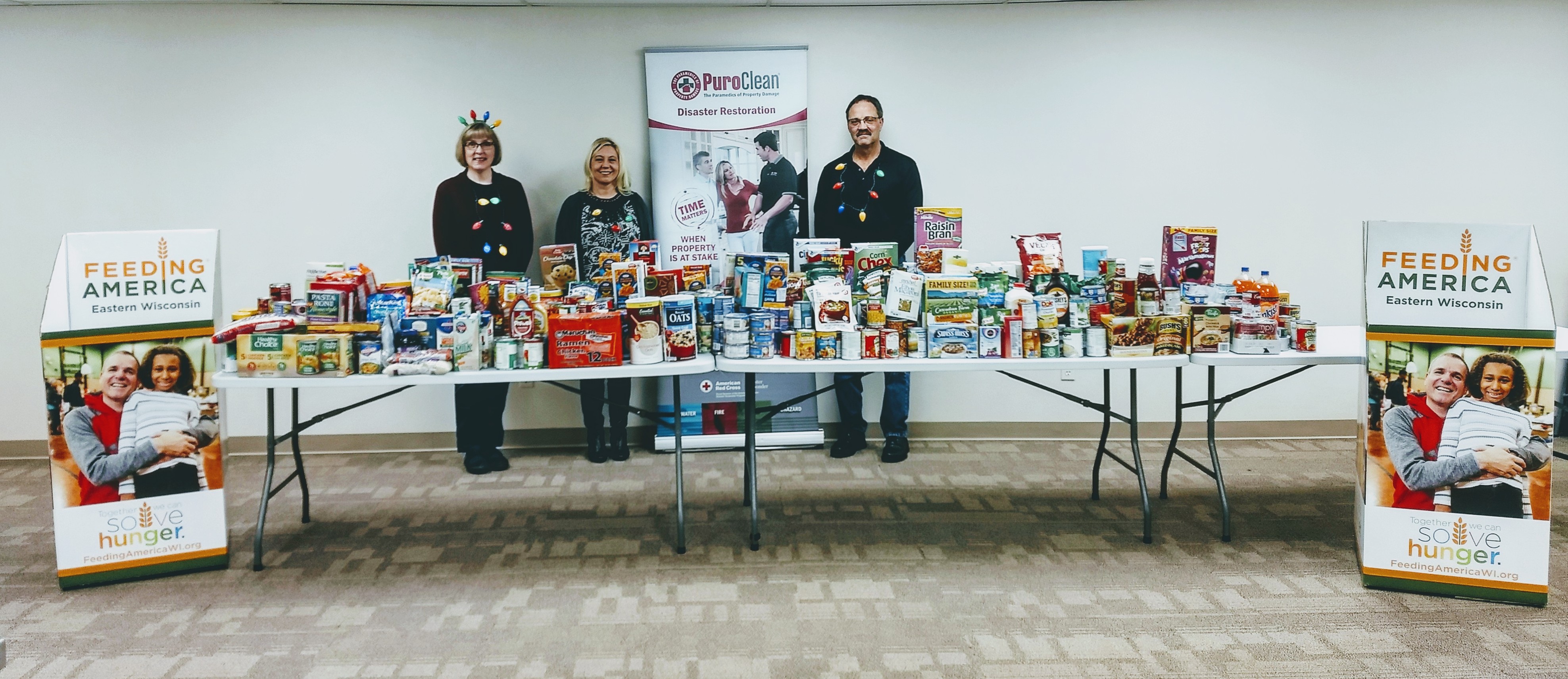 PuroClean Food Drive Green Bay Wisconsin