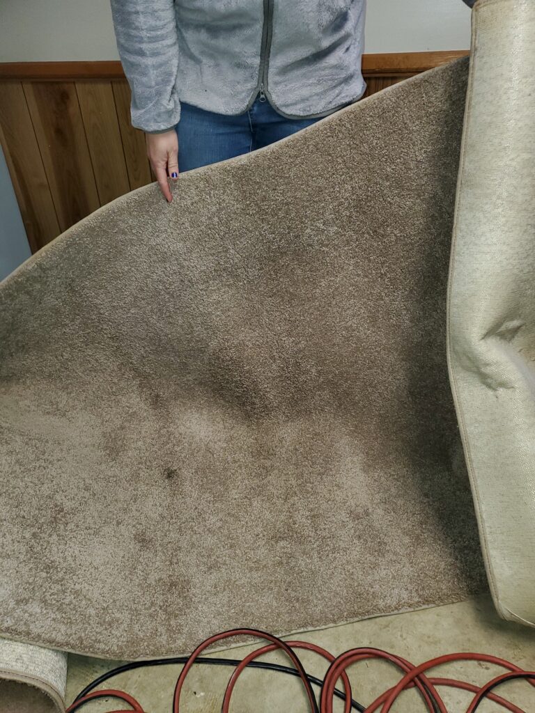 Damaged-carpets