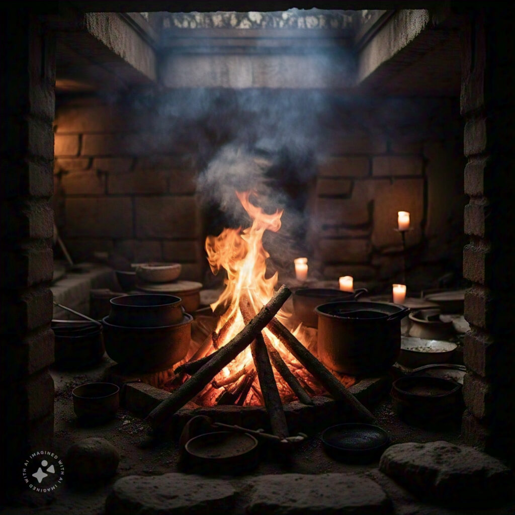 cooking fire