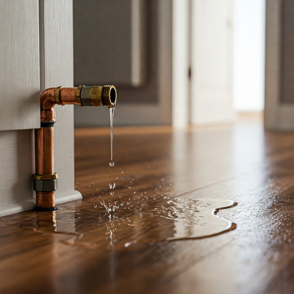 water leak