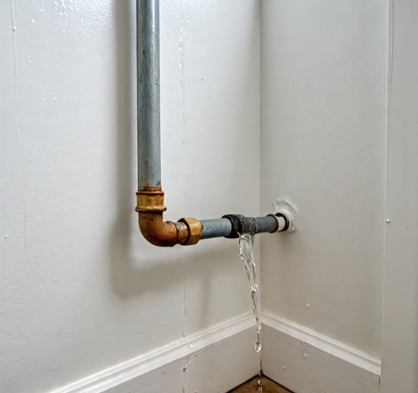 Leaky Pipe - Water damage restoration in Indiana