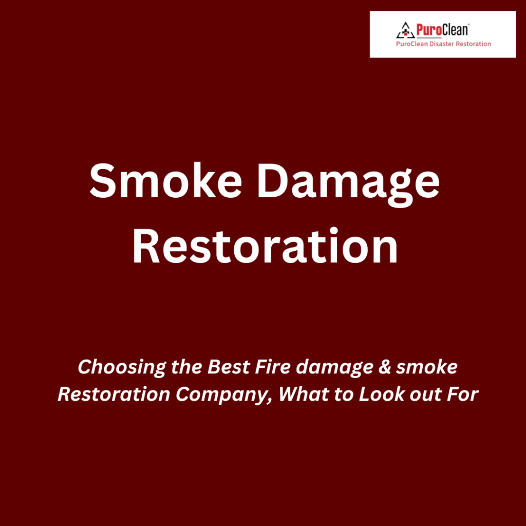 smoke damage (fire damage restoration) smoke odor removal in Indiana
