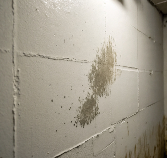 Hidden mold behind bathroom walls - Mold Abatement, Mold remediation Indianapolis
