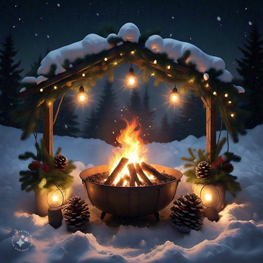 Winter fire