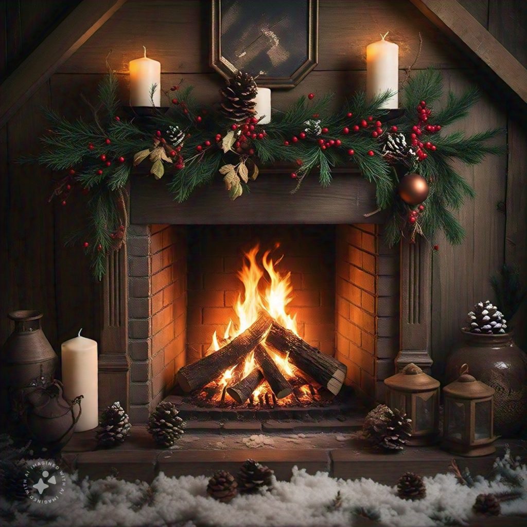 Winter fire