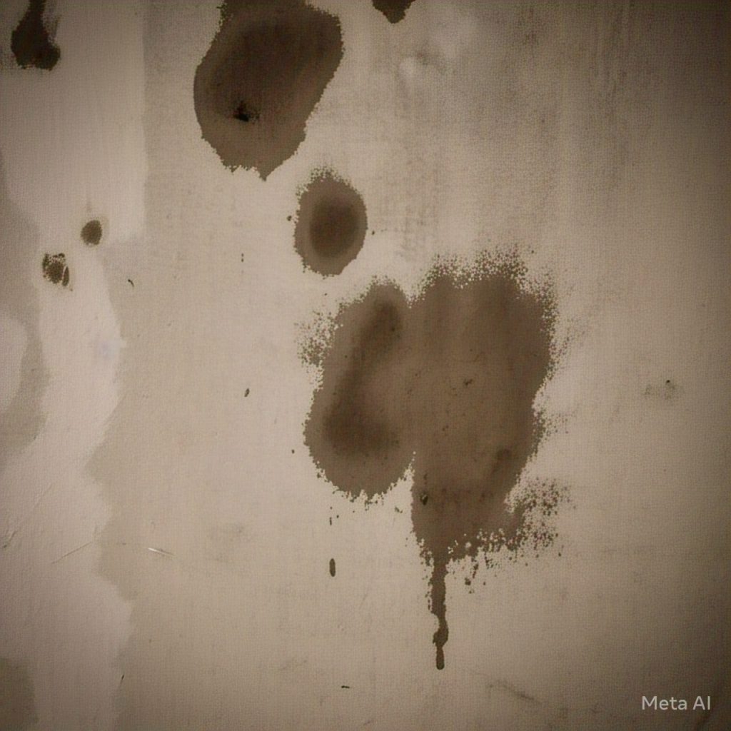 water stains