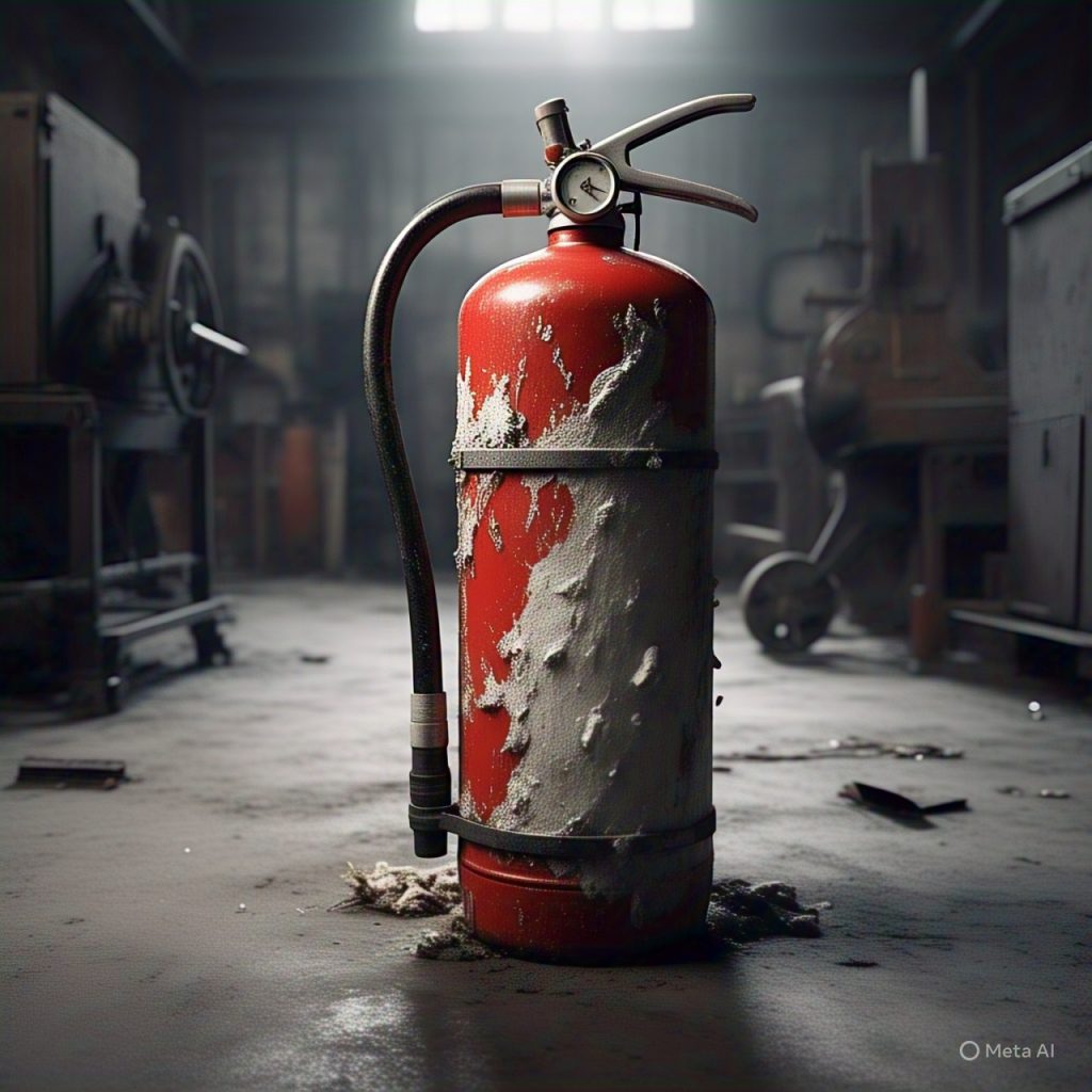 Fire Extinguisher Residue Greenfield, Indiana