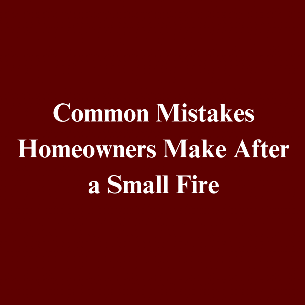 soot removal, smoke and fire damage restoration Indianapolis