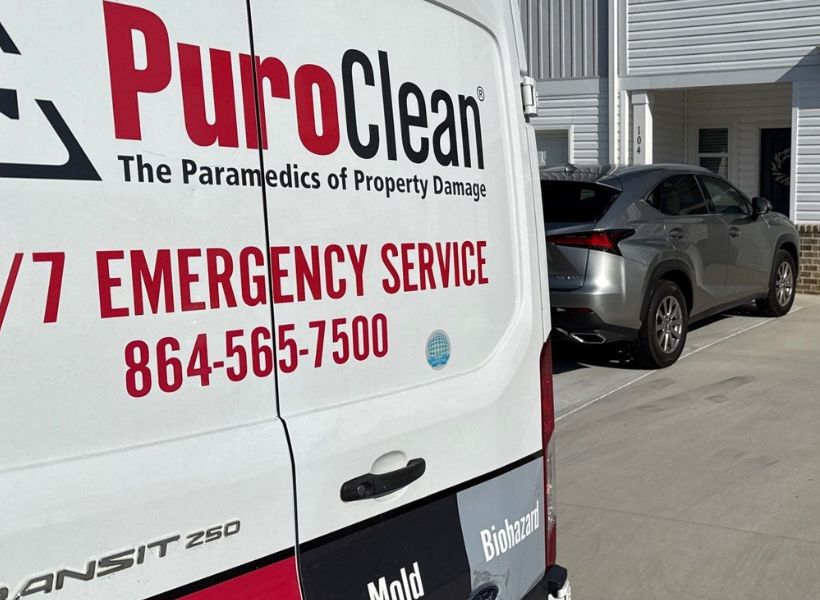 water damage mitigation project