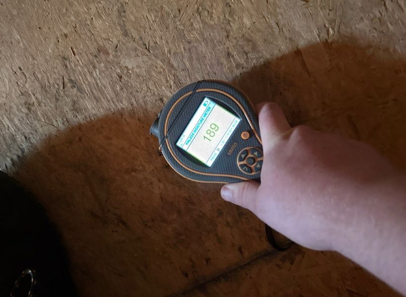 moisture readings