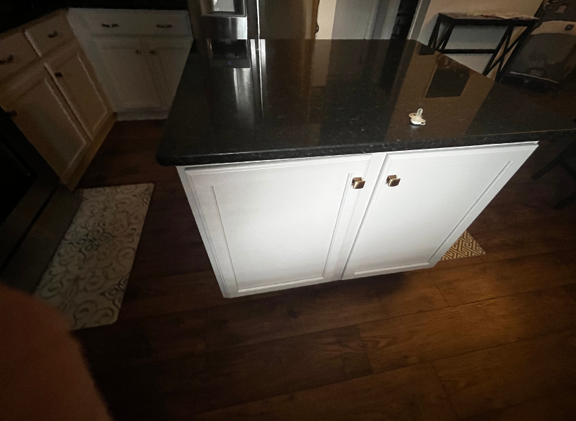 kitchen flooring after picture