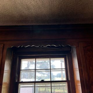 The cabinets were burnt in this Piedmont kitchen.