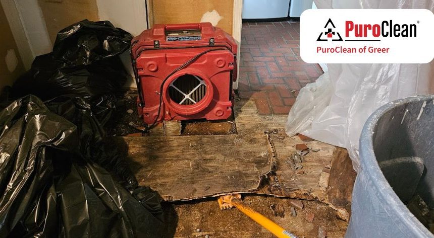 kitchen water damage