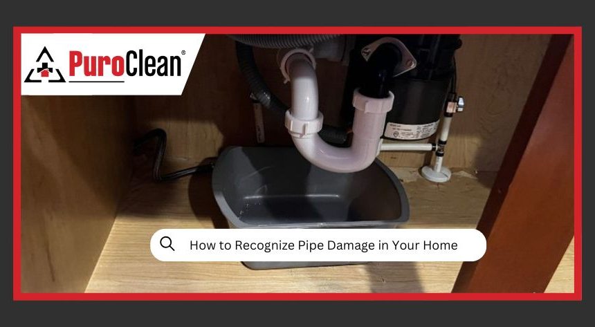 how to recognize pipe damage