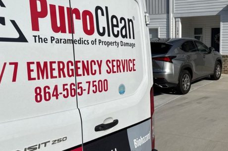 water damage mitigation project