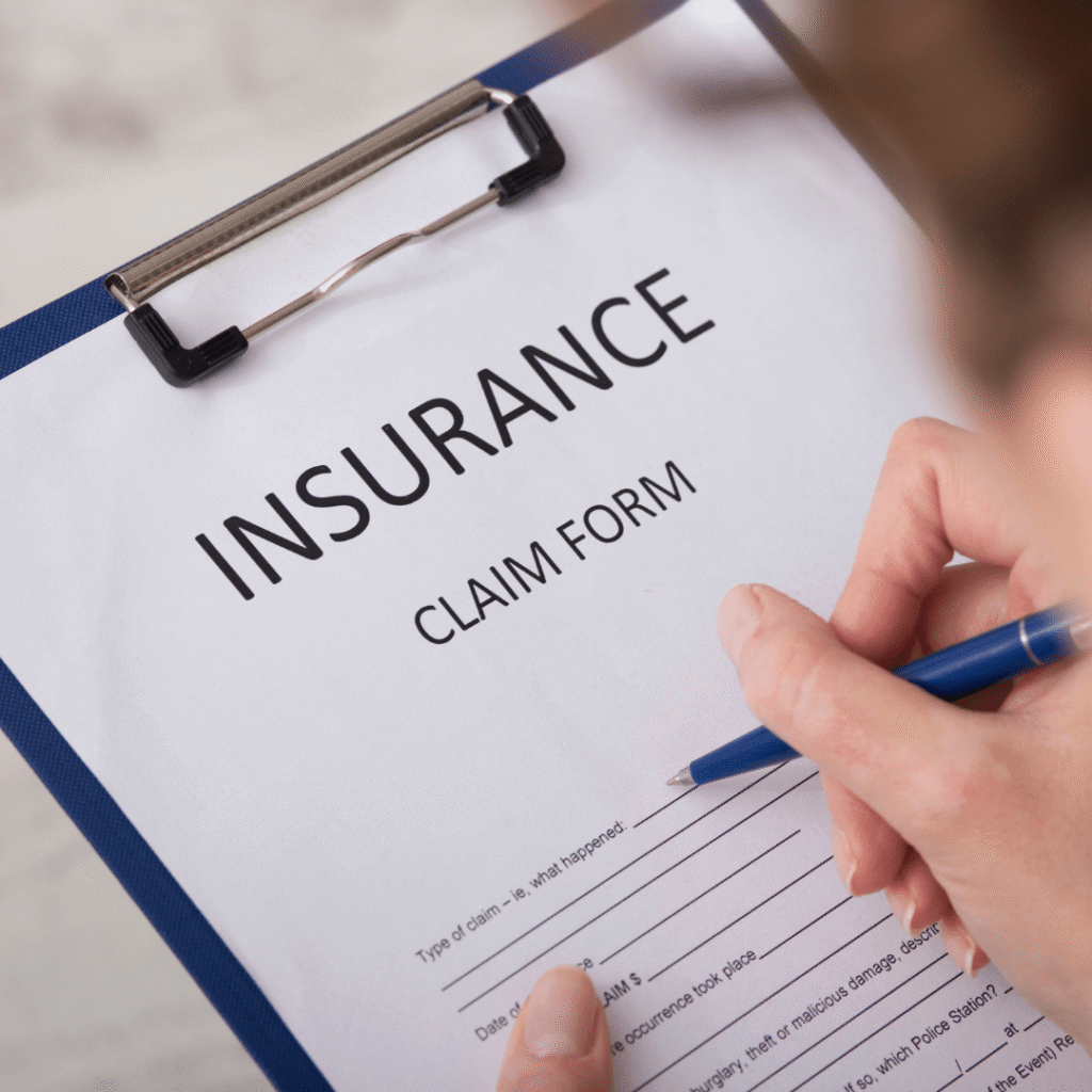 Filing an insurance claim