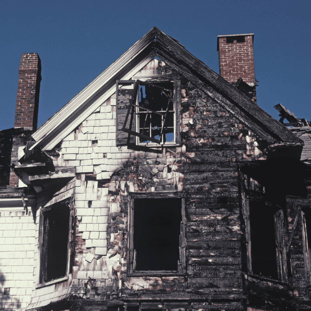 fired house