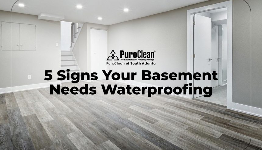 5 signs your basement needs waterproofing