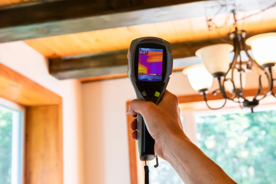 thermal imaging moisture detection water damage inspection home Atlanta Georgia