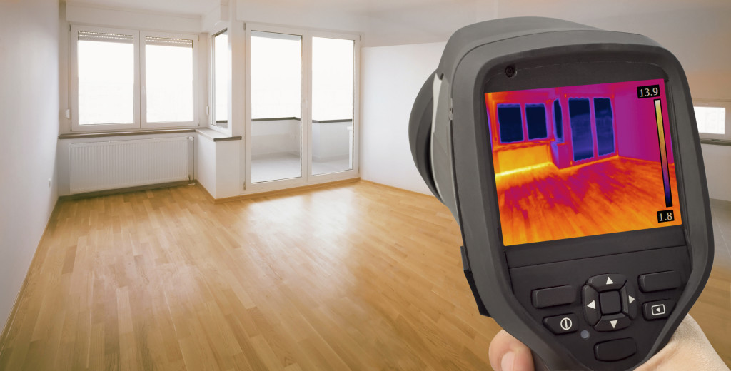 Infrared thermal imaging used by PuroClean of South Atlanta to locate hidden water leaks