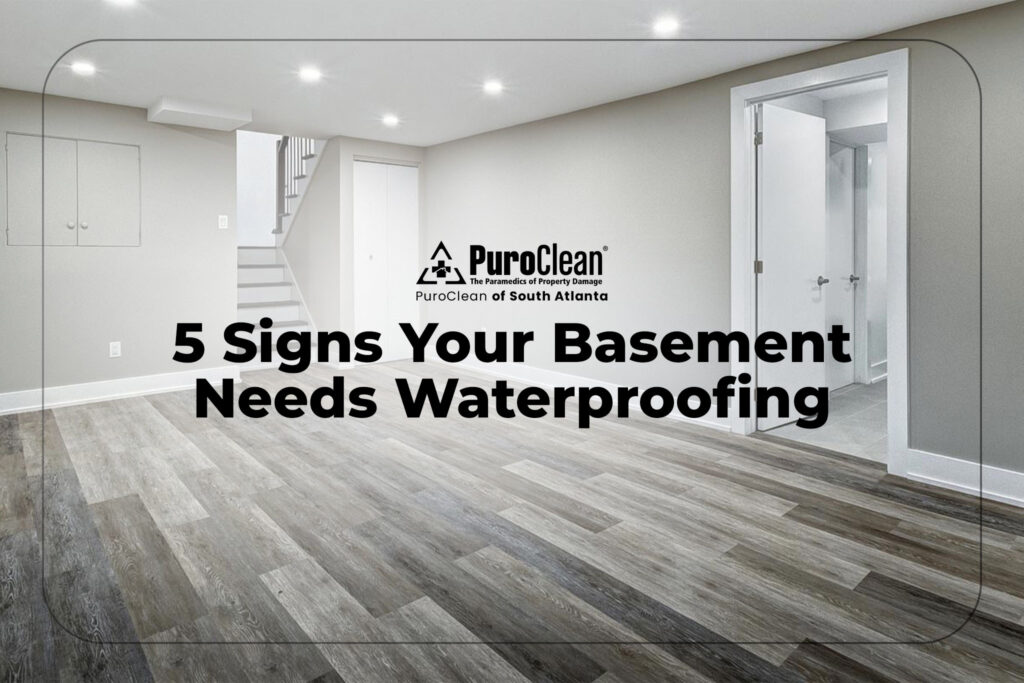 5 signs your basement needs waterproofing