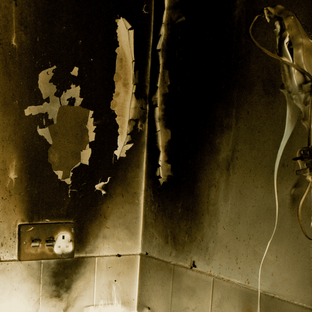 smoked wall