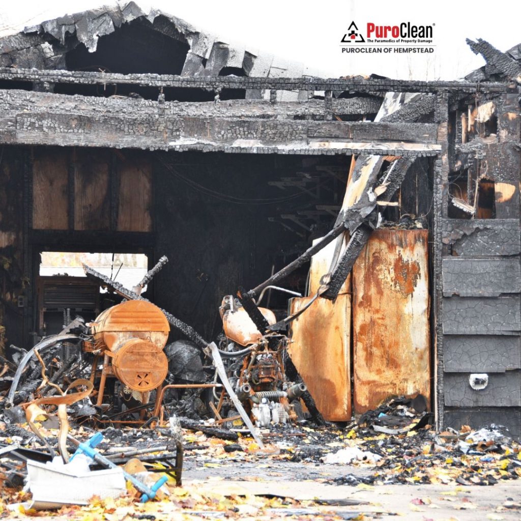 Fire and Water Damage Restoration After a House Fire in Hempstead