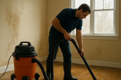 water damage cleanup in Uniondale