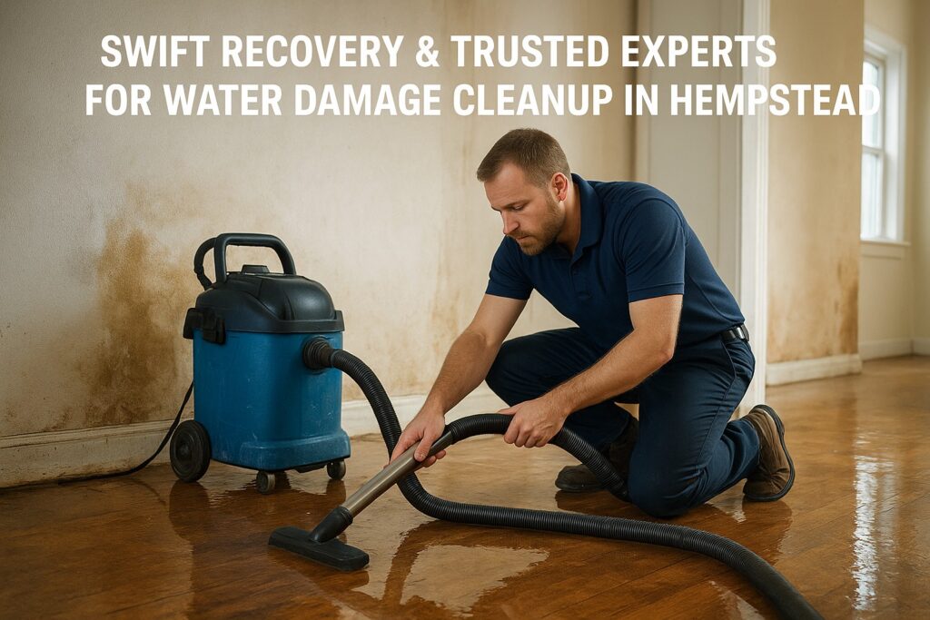 Water Damage Cleanup in Hempstead