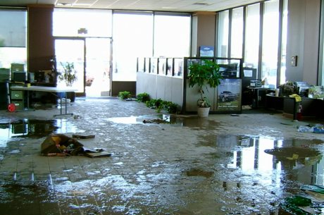 office commercial water damage