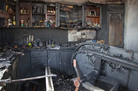 Smoke and Soot After a Fire