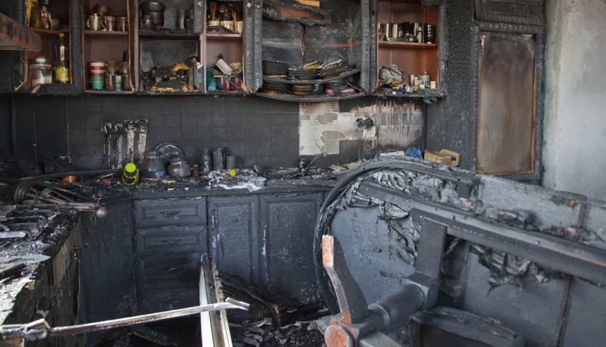 Smoke and Soot After a Fire