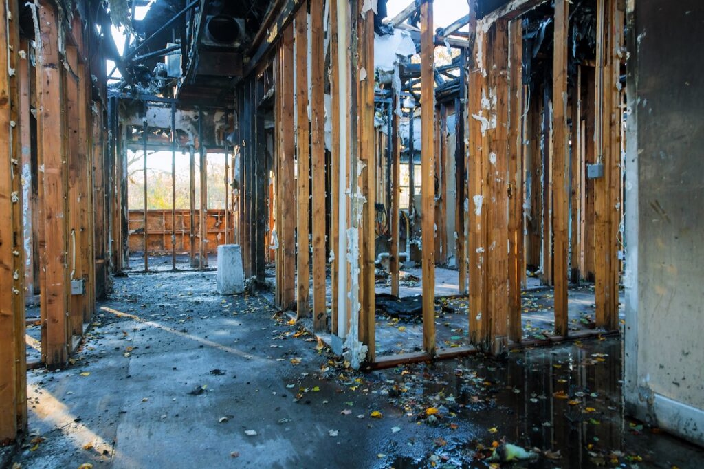 Fire damage makes your home unsafe.