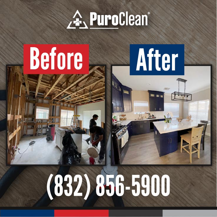 best water damage restoration company Choose the Best Water Damage Restoration Company. PuroClean of Central Southwest Houston is called to repair a home damaged by a broken water pipe in the upstairs bathroom, which severely impacted the kitchen and other areas of the first floor.