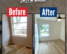 Bedroom before and after Remodeling Houston