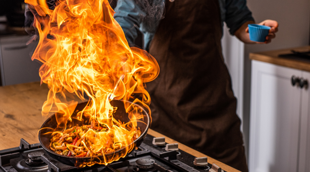 Cooking Flame House Fire in Houston PuroClean