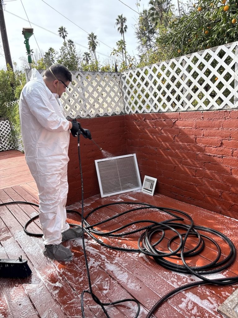California fire restoration soot cleanup