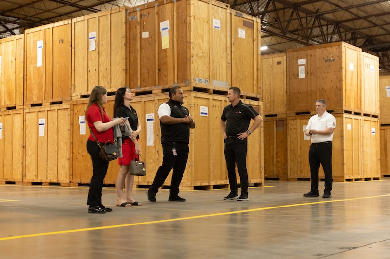 warehouse tour PuroClean Houston restoration impact group