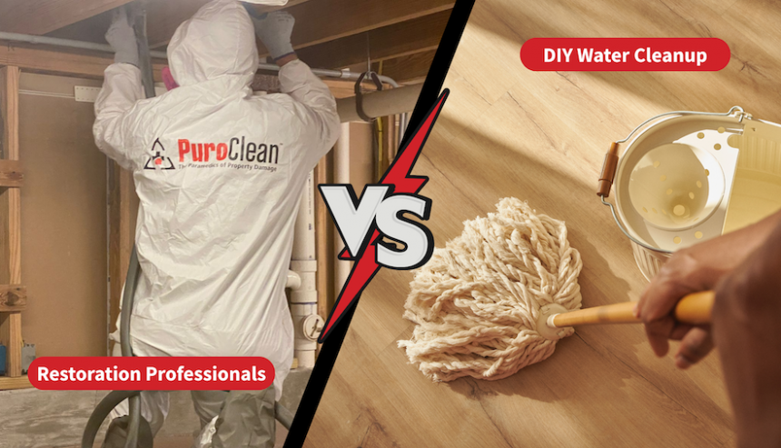 Using Restoration Experts vs DIY Water Cleanup