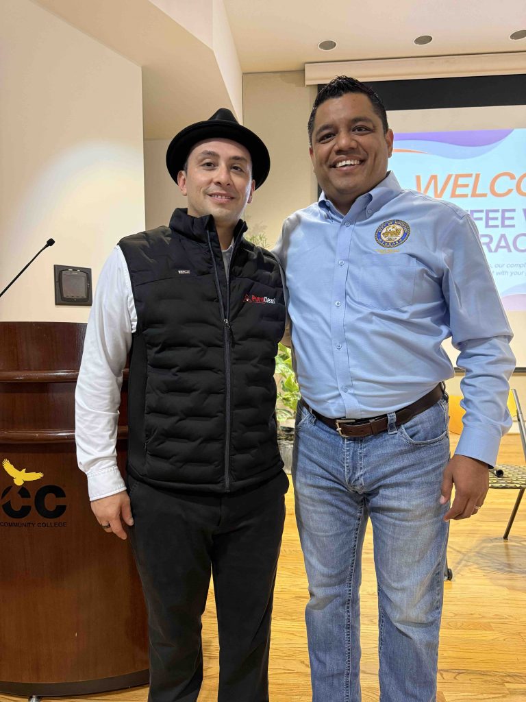 Nilo Quiroz with Juaquin Marktinez