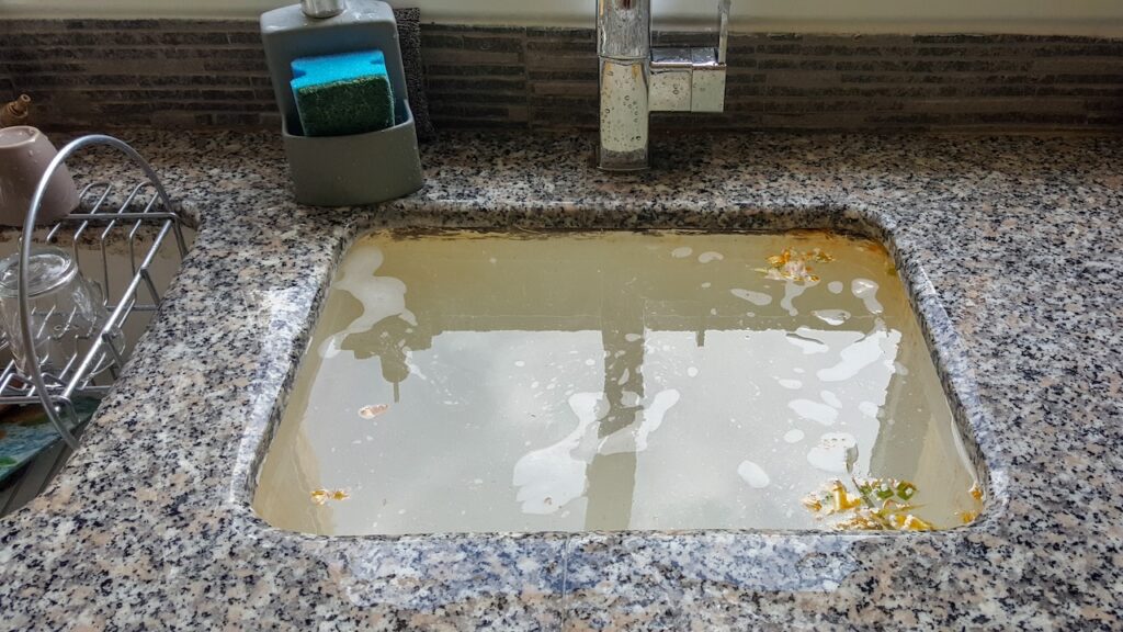 how to clear a clogged drain without chemicals